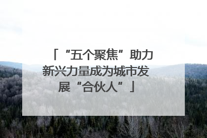 “五个聚焦”助力新兴力量成为城市发展“合伙人”