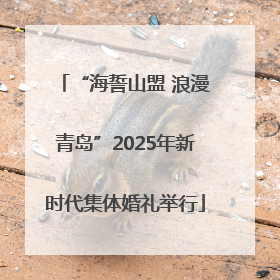 “海誓山盟 浪漫青岛”2025年新时代集体婚礼举行