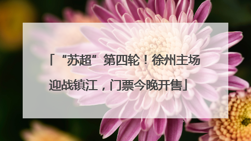 “苏超”第四轮！徐州主场迎战镇江，门票今晚开售