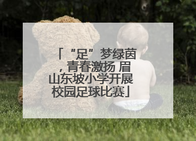 “足”梦绿茵，青春激扬 眉山东坡小学开展校园足球比赛