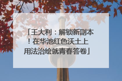 王大利：解锁新副本！在华池红色沃土上 用法治绘就青春答卷