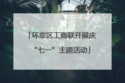 环翠区工商联开展庆“七一”主题活动