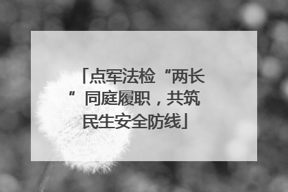 点军法检“两长”同庭履职，共筑民生安全防线