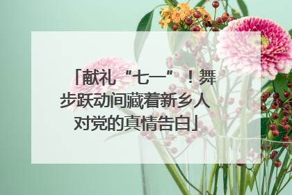 献礼“七一”！舞步跃动间藏着新乡人对党的真情告白