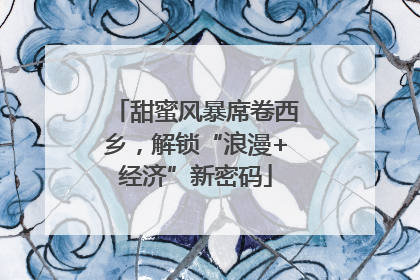 甜蜜风暴席卷西乡，解锁“浪漫+经济”新密码