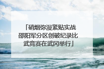 硝烟弥漫紧贴实战 邵阳军分区创破纪录比武竞赛在武冈举行