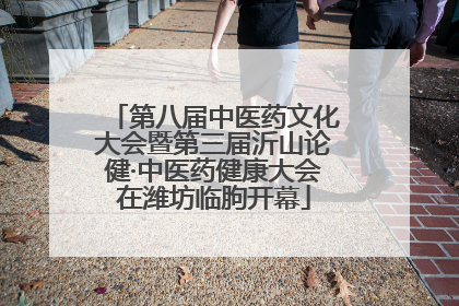 第八届中医药文化大会暨第三届沂山论健·中医药健康大会在潍坊临朐开幕