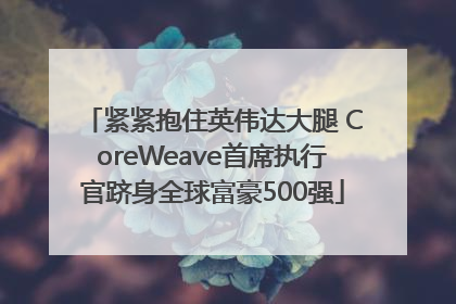紧紧抱住英伟达大腿 CoreWeave首席执行官跻身全球富豪500强