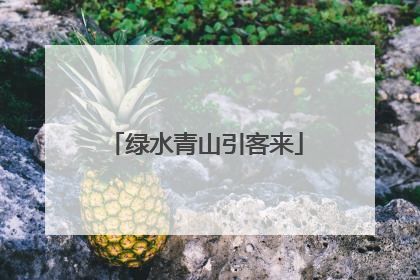 绿水青山引客来