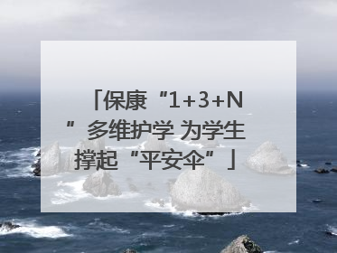 保康“1+3+N”多维护学 为学生撑起“平安伞”