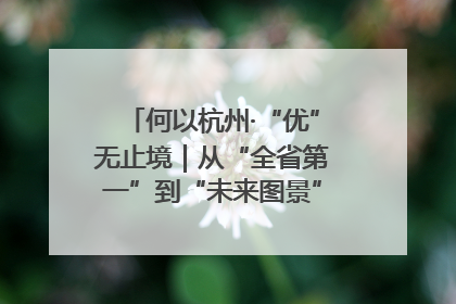何以杭州·“优”无止境｜从“全省第一”到“未来图景” 余杭加速航行