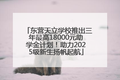东营天立学校推出三年最高18000元助学金计划！助力2025级新生扬帆起航