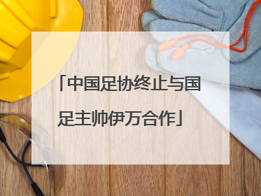 中国足协终止与国足主帅伊万合作