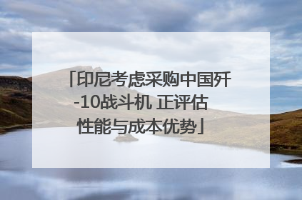 印尼考虑采购中国歼-10战斗机 正评估性能与成本优势