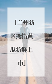 兰州新区拇指黄瓜新鲜上市