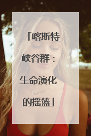 喀斯特峡谷群：生命演化的摇篮