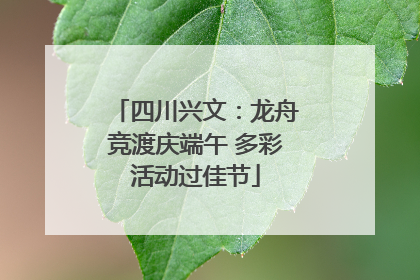 四川兴文：龙舟竞渡庆端午 多彩活动过佳节