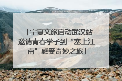 宁夏文旅启动武汉站 邀请青春学子到“塞上江南”感受奇妙之旅