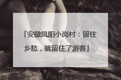安徽凤阳小岗村：留住乡愁，就留住了游客