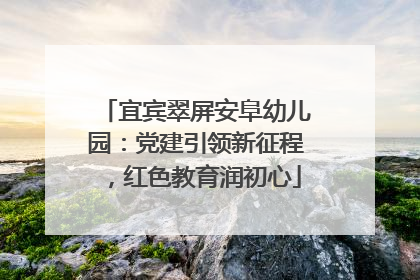 宜宾翠屏安阜幼儿园：党建引领新征程，红色教育润初心