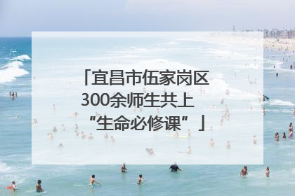 宜昌市伍家岗区300余师生共上“生命必修课”