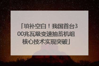 填补空白！我国首台300兆瓦级变速抽蓄机组核心技术实现突破