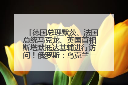 德国总理默茨、法国总统马克龙、英国首相斯塔默抵达基辅进行访问！俄罗斯：乌克兰一直在回避谈判