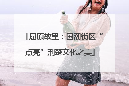屈原故里：国潮街区“点亮”荆楚文化之美