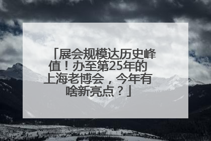 展会规模达历史峰值！办至第25年的上海老博会，今年有啥新亮点？