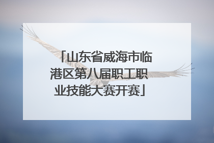 山东省威海市临港区第八届职工职业技能大赛开赛