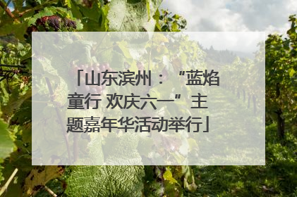 山东滨州：“蓝焰童行 欢庆六一”主题嘉年华活动举行