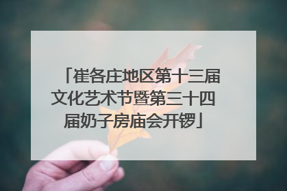 崔各庄地区第十三届文化艺术节暨第三十四届奶子房庙会开锣