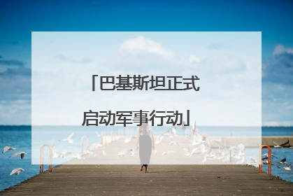巴基斯坦正式启动军事行动