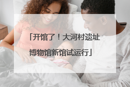 开馆了！大河村遗址博物馆新馆试运行