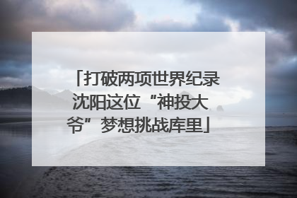 打破两项世界纪录 沈阳这位“神投大爷”梦想挑战库里