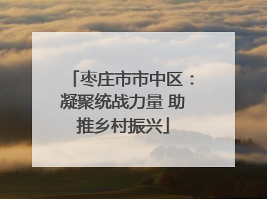 枣庄市市中区：凝聚统战力量 助推乡村振兴
