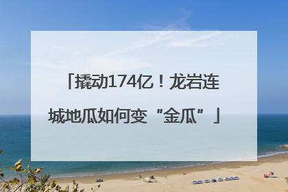 撬动174亿！龙岩连城地瓜如何变“金瓜”