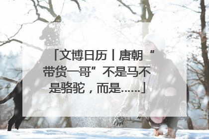文博日历丨唐朝“带货一哥”不是马不是骆驼，而是……