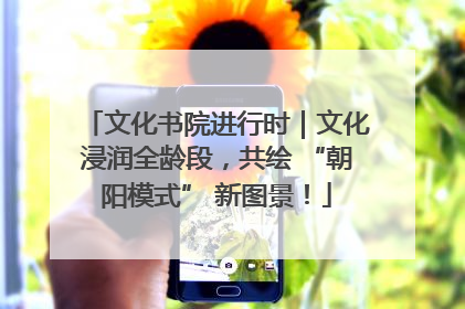 文化书院进行时｜文化浸润全龄段，共绘 “朝阳模式” 新图景！
