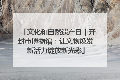 文化和自然遗产日｜开封市博物馆：让文物焕发新活力绽放新光彩