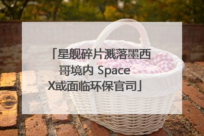 星舰碎片溅落墨西哥境内 SpaceX或面临环保官司