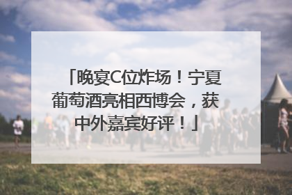 晚宴C位炸场！宁夏葡萄酒亮相西博会，获中外嘉宾好评！