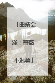 曲靖会泽：蔷薇不迟暮