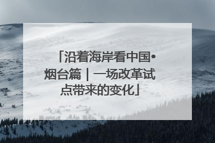 沿着海岸看中国•烟台篇｜一场改革试点带来的变化