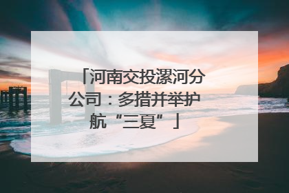 河南交投漯河分公司：多措并举护航“三夏”