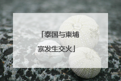 泰国与柬埔寨发生交火