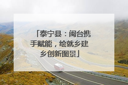 泰宁县：闽台携手赋能，绘就乡建乡创新图景