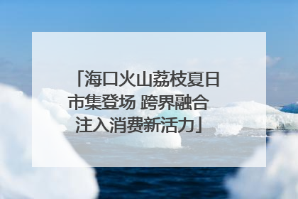 海口火山荔枝夏日市集登场 跨界融合注入消费新活力