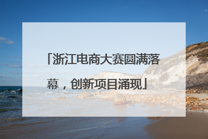 浙江电商大赛圆满落幕，创新项目涌现