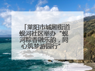 莱阳市城厢街道蚬河社区举办“蚬河粽香融乐韵，同心筑梦游园行” 主题游园会